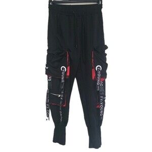 Forever Young FY-YOUNG Hip Hop Harlem Joggers Streetwear Cargo size SMALL GUC